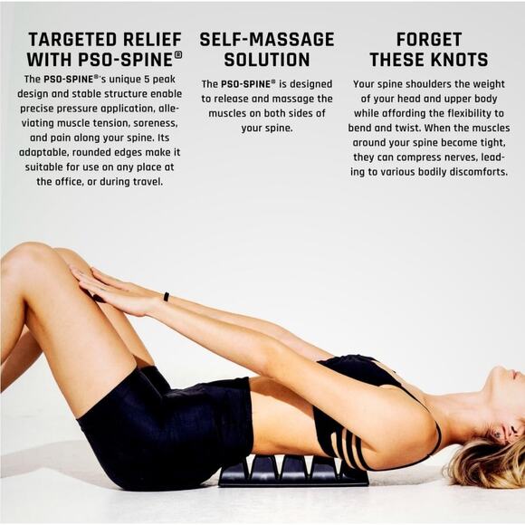 NEW Pso-Rite Pso-Spine Back Relief and Massage Tool, Night Black - Picture 10 of 11